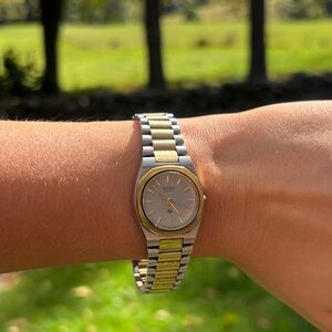 Seiko Women's Gold and Silver Watch